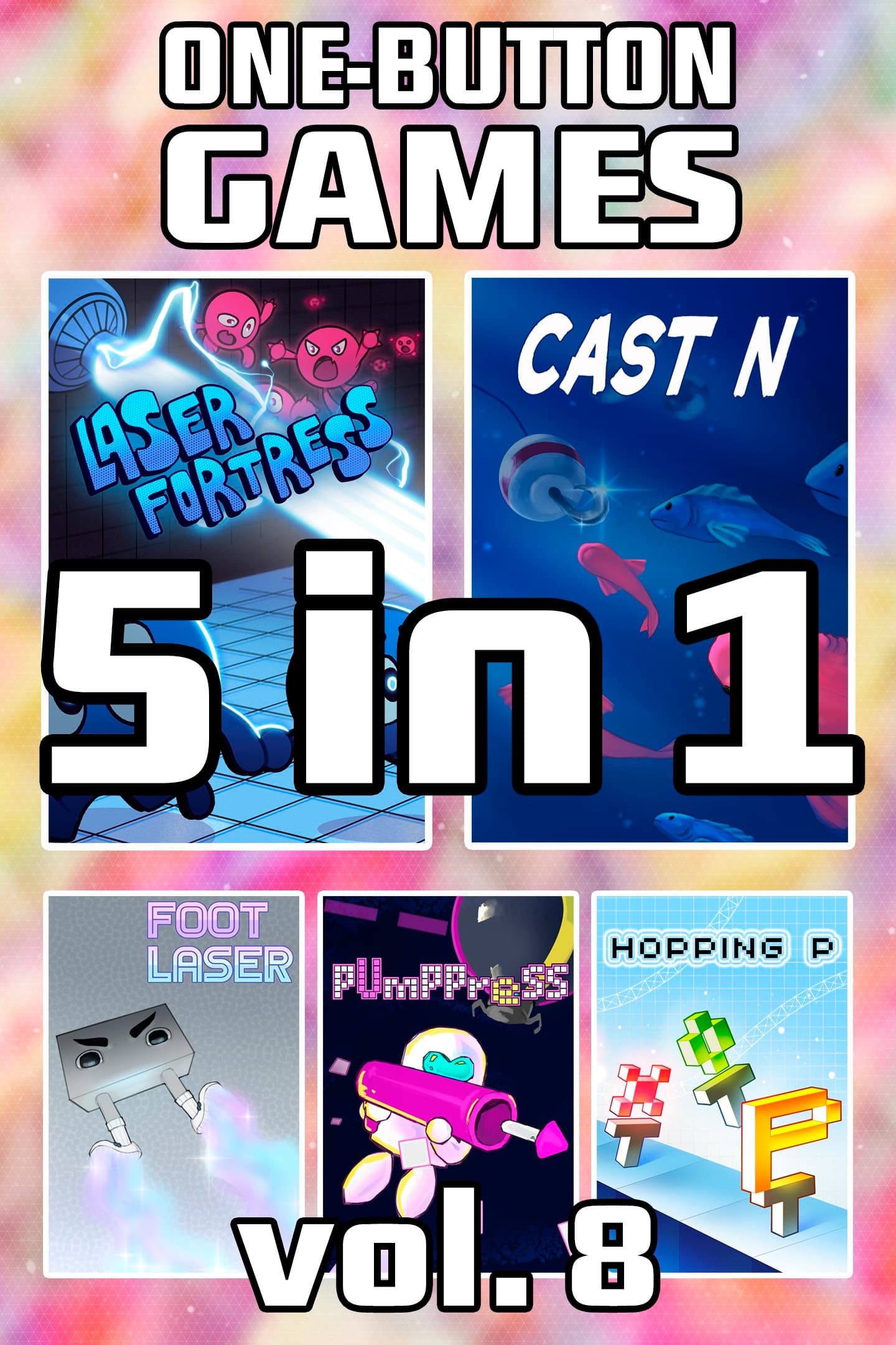 One Button Games 5-in-1 vol. 8