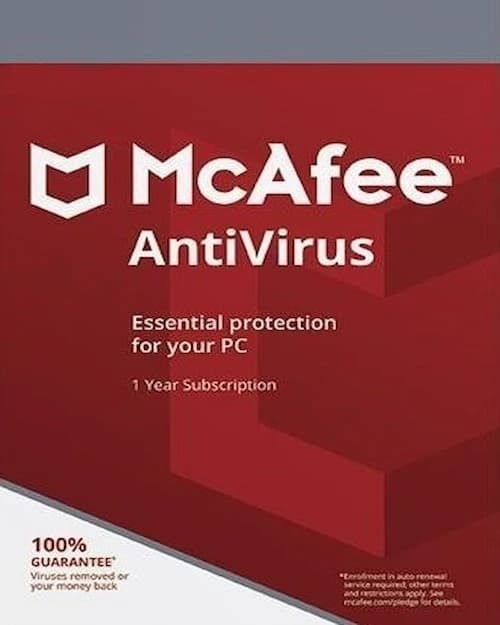 McAfee Antivirus 1 año 1 dispositivo — DigitalMarket