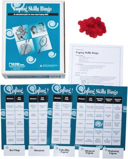 Bingo - 16 piezas de juego laminadas - para adolescentes de 10 a 16 años