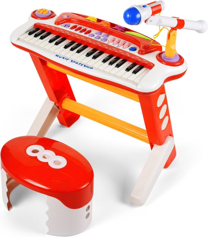 BAOLI - 37 teclas de juguete musical teclado multifuncional piano electronico - Rango de edad: De 2 a 4 Años