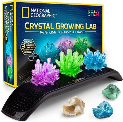 Kit de cultivo de cristal National Geographic  3 cristales de colores