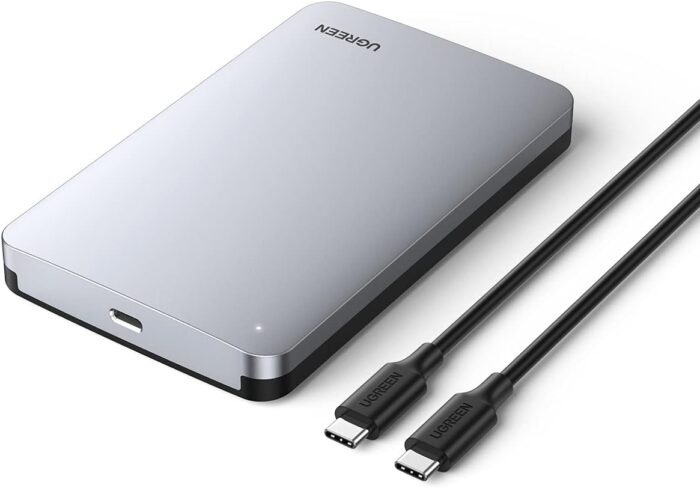 UGREEN - Caja de disco duro USB C para disco duro SATA de 2.5 pulgadas