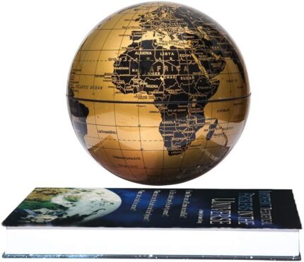 Fashion World Geographic Globes - Globo magnético flotante con rotación automática
