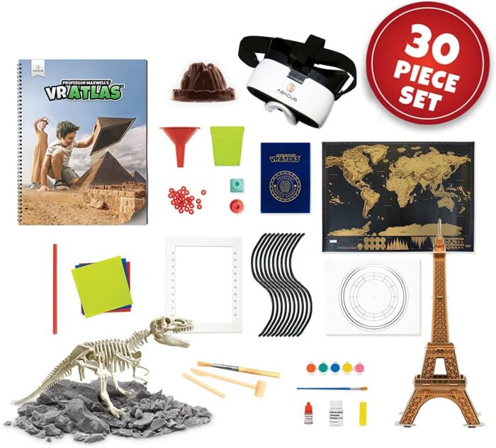 Book and Interactive Geography STEM (Includes Goggles)