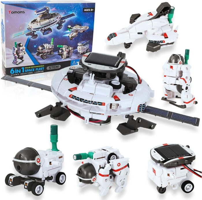 Tomons Toys- Kit de Robot solar 6 en 1