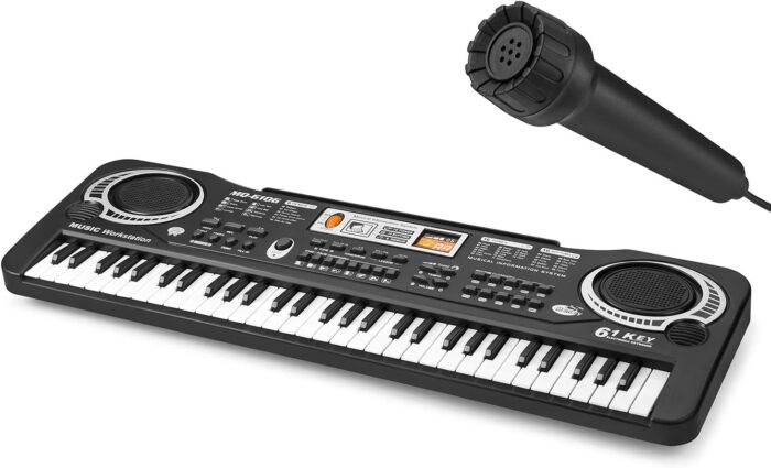 ROFAY - juguete de teclado multifunción con micrófono