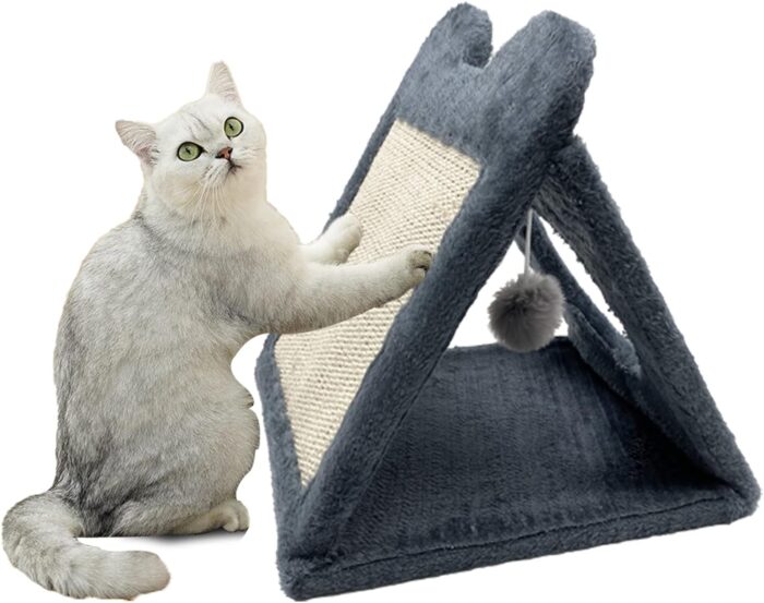 Fhiny - poste rascador para gatos triangular