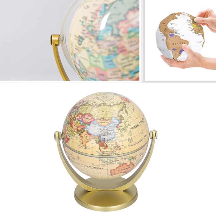 mini globo de mapa mundial