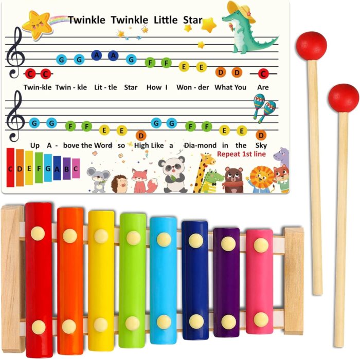 instrumentos musicales de madera - Interés: Música - Rango de edad: De 2 a 4 Años - LOOIKOOS