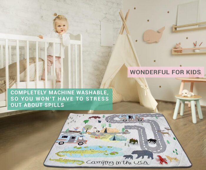 tapete para bebés y uso tienda de campaña para niños pequeños