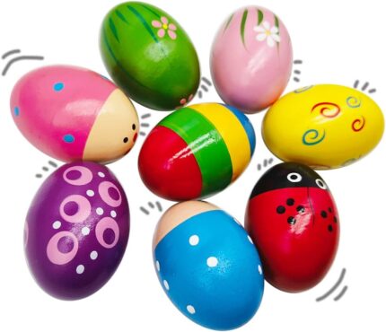 8 agitadores de huevos de Pascua