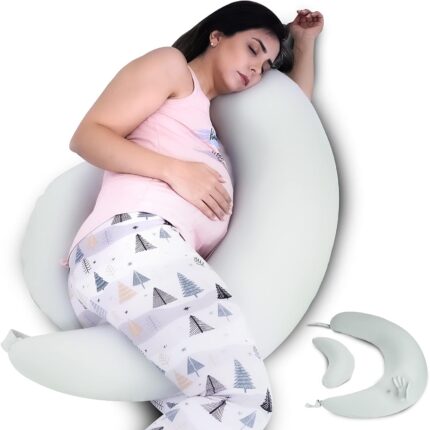 Almohadas de embarazo de espuma viscoelástica para dormir de lado
