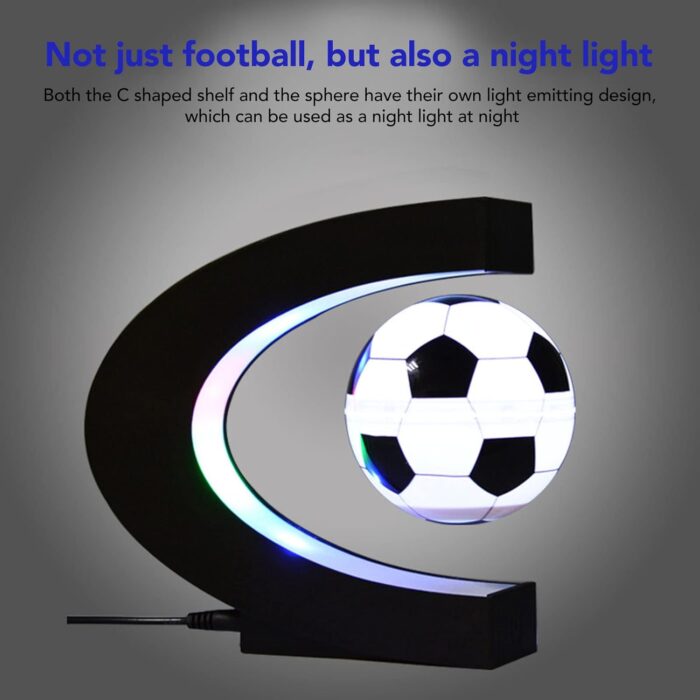 fútbol flotante de levitación de fútbol con base en forma de C