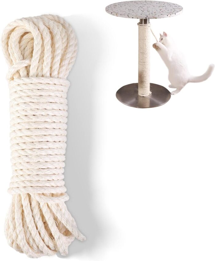 2 piezas de Cuerda: Sisal natural para rascador de gatos