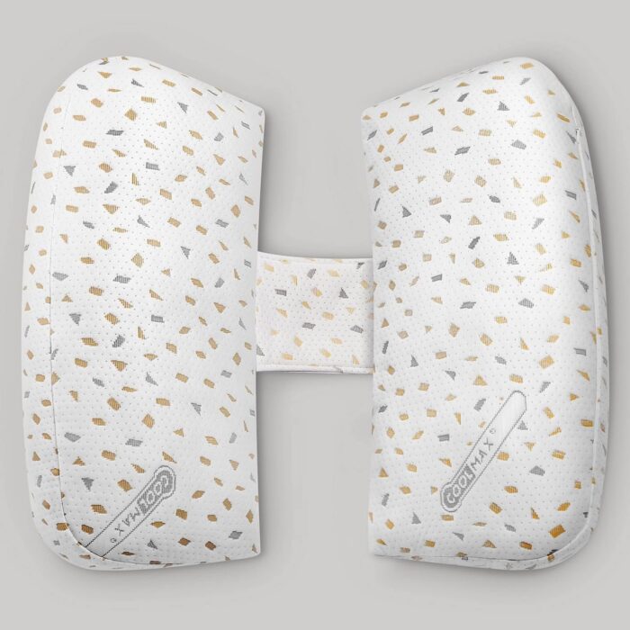 Coldew - Almohada corporal con funda de almohada ajustable (Color: gris