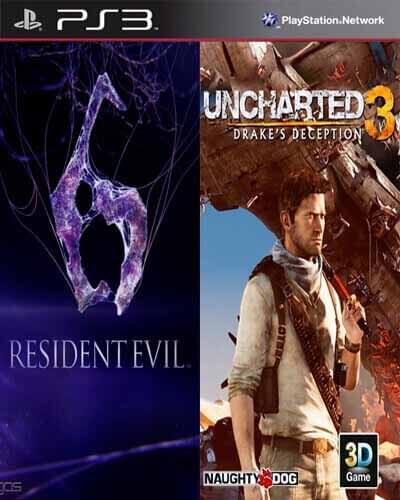 Ps3 Digital Combo 2X1 Resident Evil 6 + Uncharted 3