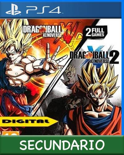 Ps4 Digital Combo 2x1 Dragon Ball: Xenoverse 1 + 2 Secundario
