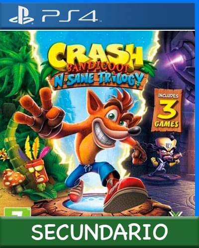 Ps4 Digital Combo 3x1 Crash Bandicoot: N. Sane Trilogy Secundario