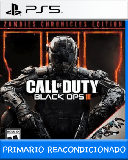 Ps5 Digital Call of Duty Black OPS 3 Primario Reacondicionado