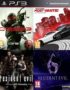 Ps3 Digital Combo 4x1 RE Remasterizado + RE6 + Crysis 3 + Most Wanted