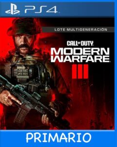 Ps4 Digital Call of Duty Modern Warfare III Primario
