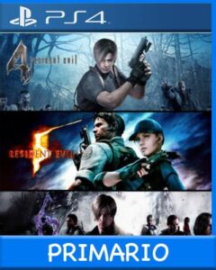 Ps4 Digital Combo 3x1 Resident Evil 4 + 5 + 6 Primario