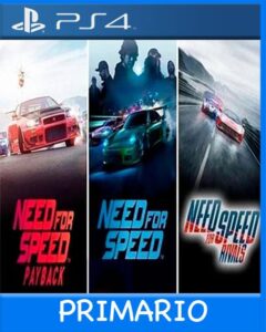 Ps4 Digital Combo 3x1 Need for Speed + Rivals + Payback Ultimate Bundle Primario