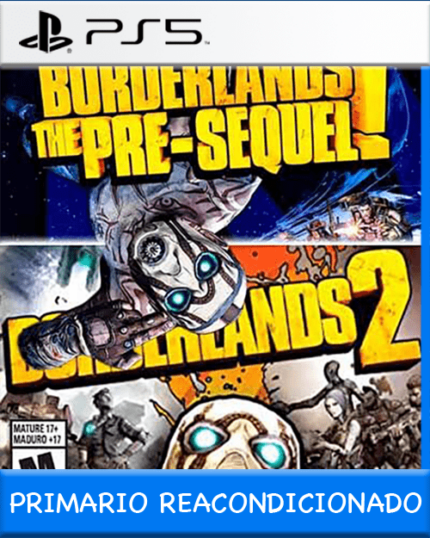 Ps5 Digital Combo 2x1 Borderlands 2 + The Pre-Sequel Primario Reacondicionado