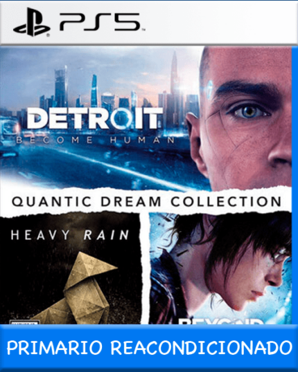 Ps5 Digital Combo 3x1 Detroit Become Human + Beyond Two Souls + Heavy Rain Primario Reacondicionado