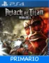 Ps4 Digital Attack on Titan Primario