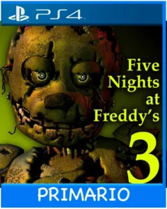 Ps4 Digital Five Nights at Freddys 3 Primario