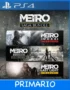 Ps4 Digital Metro Saga Bundle Primario