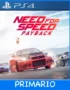 Ps4 Digital Need for Speed Payback Primario