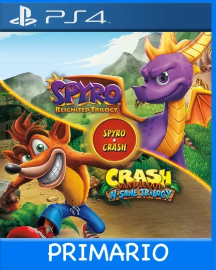 Ps4 Digital Spyro + Crash Remastered Game Bundle Primario