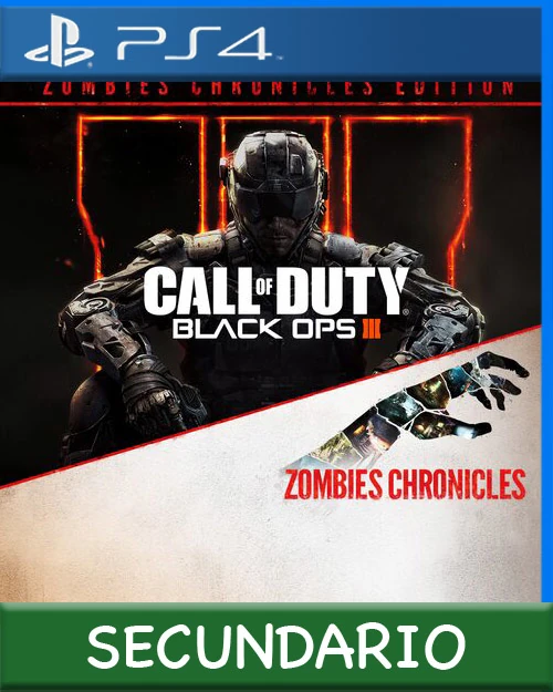 Ps4 Digital Call of Duty Black Ops III Zombies Chronicles Edition Secundario