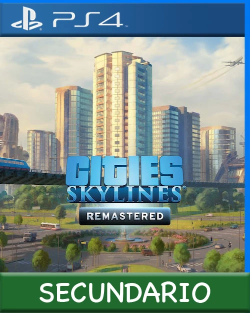 Ps4 Digital Cities Skylines - Remastered Secundario