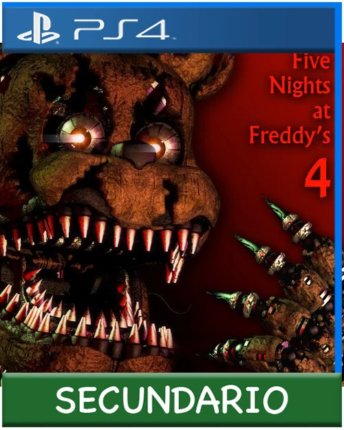 Ps4 Digital Five Nights at Freddys 4 Secundario