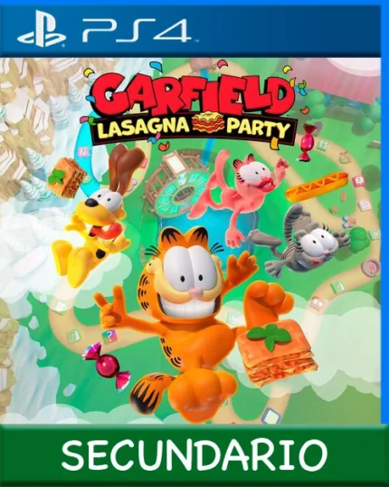 Ps4 Digital Garfield Lasagna Party Secundario