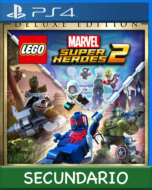 Ps4 Digital LEGO Marvel Super Heroes 2 Deluxe Edition Secundario