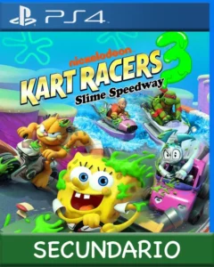 Ps4 Digital Nickelodeon Kart Racers 3 Slime Speedway Secundario