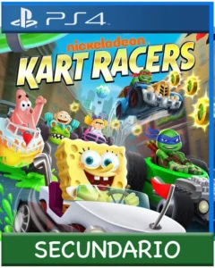 Ps4 Digital Nickelodeon Kart Racers Secundario