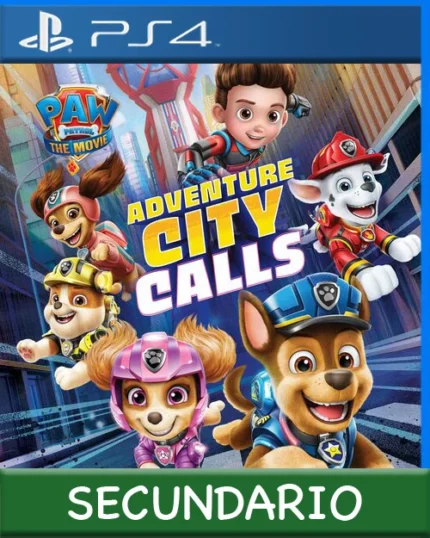Ps4 Digital PAW Patrol The Movie Adventure City Calls Secundario