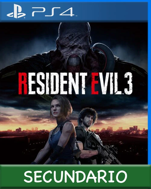 Ps4 Digital RESIDENT EVIL 3 Secundario