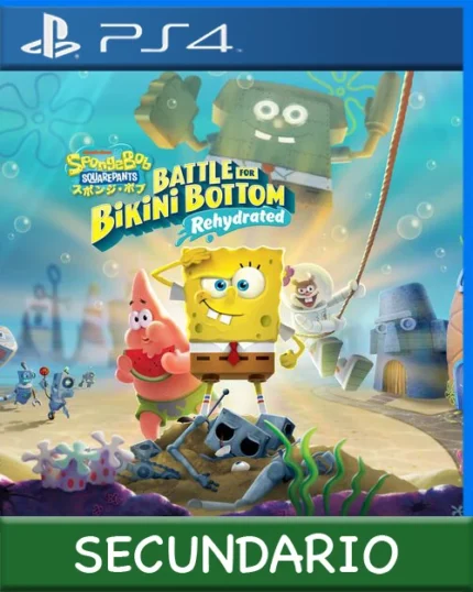 Ps4 Digital SpongeBob SquarePants Battle for Bikini Bottom - Rehydrated Secundario