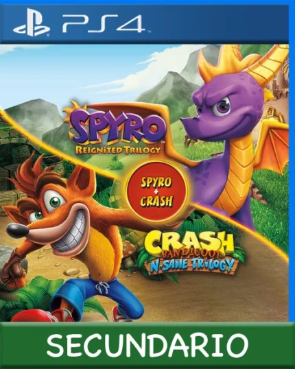 Ps4 Digital Spyro + Crash Remastered Game Bundle Secundario
