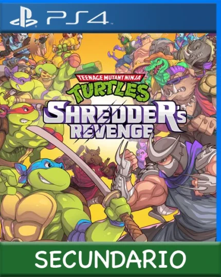 Ps4 Digital Teenage Mutant Ninja Turtles Shredders Revenge Secundario