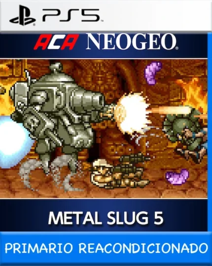 Ps5 Digital ACA NEOGEO METAL SLUG 5 Primario Reacondicionado