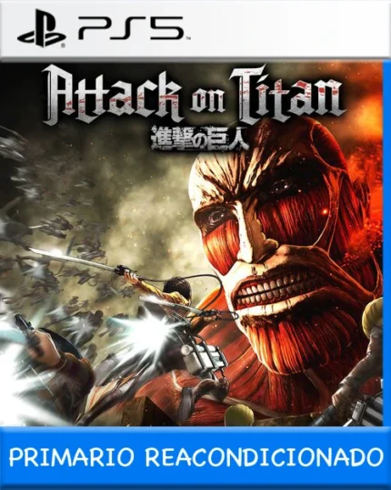 Ps5 Digital Attack on Titan Primario Reacondicionado