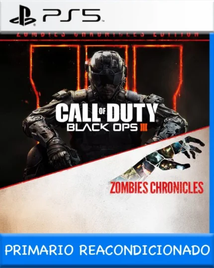 Ps5 Digital Call of Duty Black Ops III Zombies Chronicles Edition Primario Reacondicionado