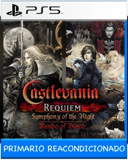 Ps5 Digital Castlevania Requiem Symphony of the Night y Rondo of Blood Primario Reacondicionado